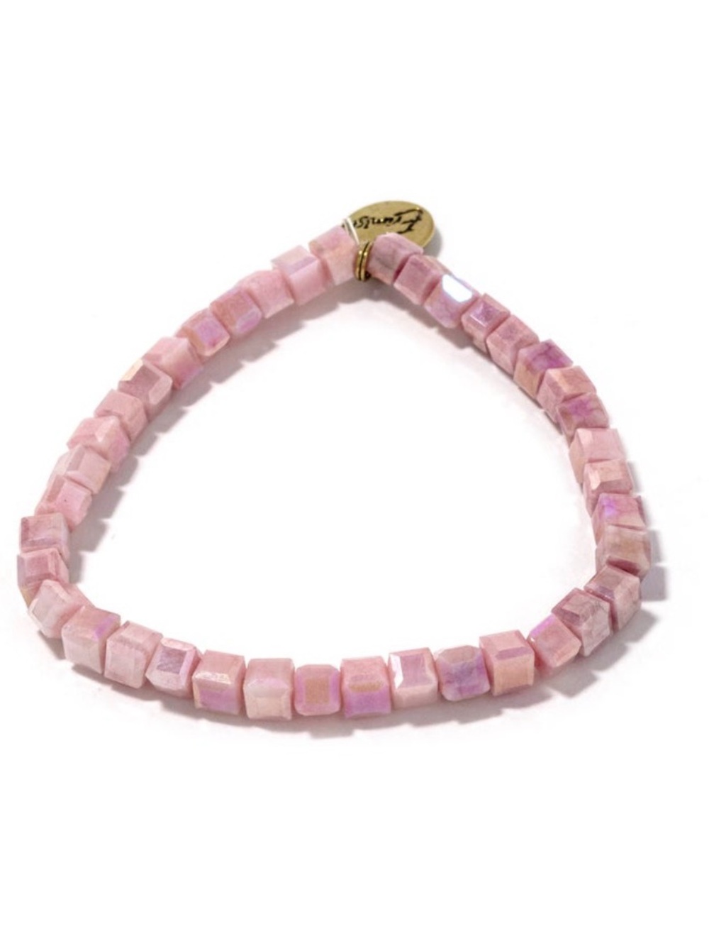 Erimish Squares Faceted Beaded Bracelet